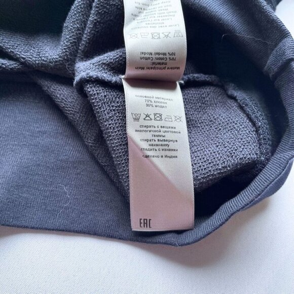 NWT ZADIG & VOLTAIRE THE UPPER SKULL STUDS SWEATSHIRT IN NAVY - XS - Picture 15 of 15